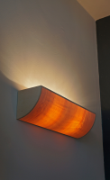 Uplight wall lamp in maple wood